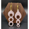 Boucles d'oreilles résine époxy