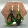 Boucles d'oreilles résine époxy
