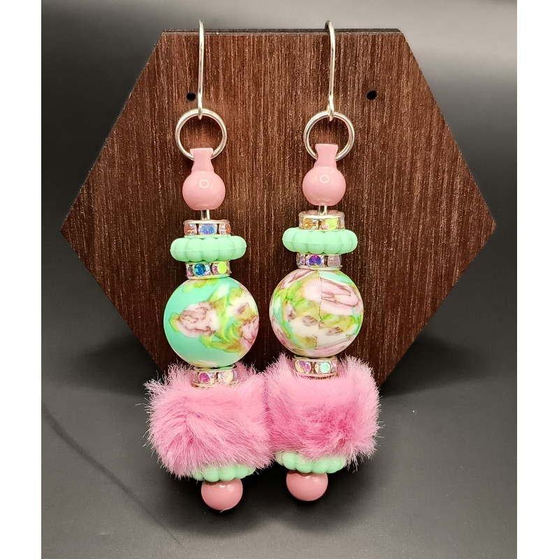 Boucles d'oreilles perles