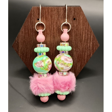 Boucles d'oreilles perles