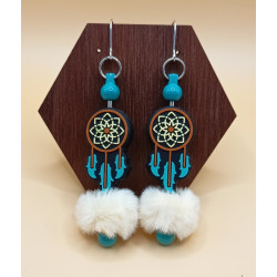 Boucles d'oreilles perles