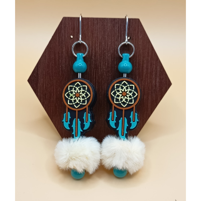 Boucles d'oreilles perles