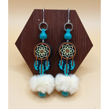 Boucles d'oreilles perles