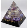 Pyramide orgonite Améthyste
