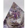Pyramide orgonite Améthyste