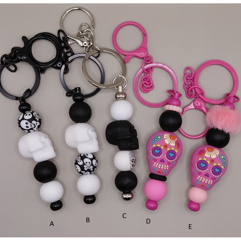 Porte-clés Tête de mort