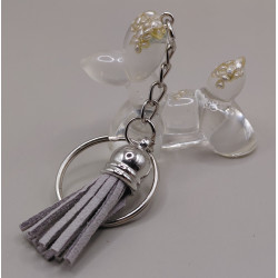 Porte-clés chien ballon